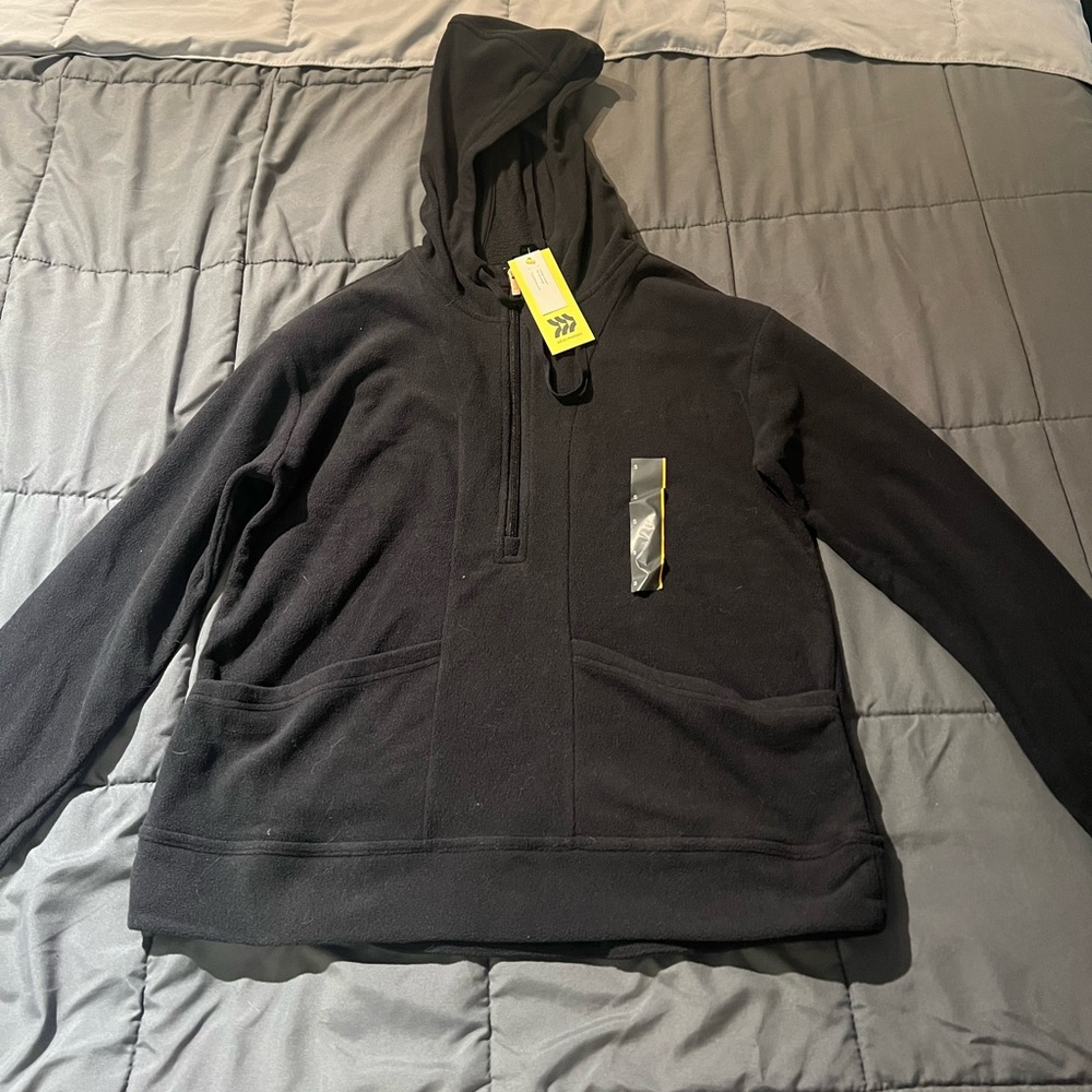 Black zip up hoodie
